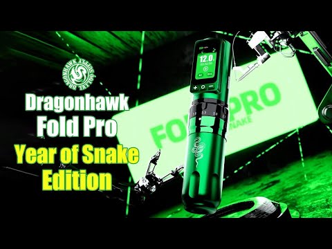 Mast Dragonhawk Fold Pro Year of Snake Edition Belaidis Tatuiravimo Aparatas
