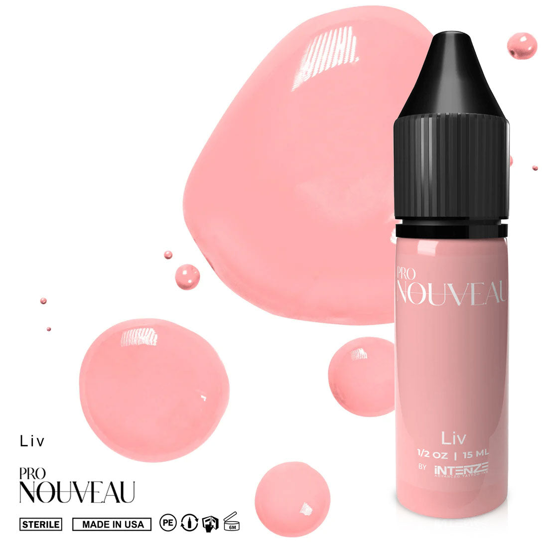 Pro Nouveau Blush Lip Pigments by Intenze Liv 15ml - BVShop