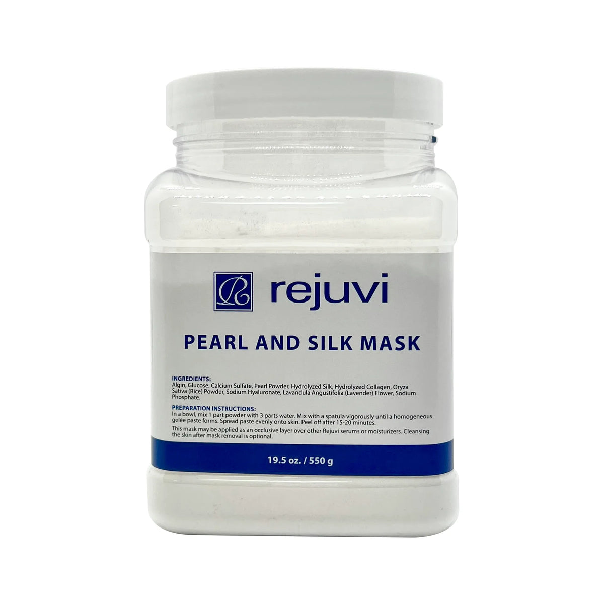Rejuvi Perlų Ir Šilko Kaukė 550g, Miltelių kaukės indelis