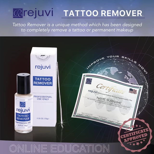 Rejuvi Tattoo Remover Online Education (Kit Included) - BVShop
