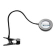 SNAKE RING LED LAMP LAMP ON A DESK BLACK - BVShop