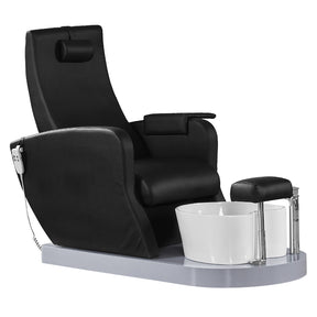 SPA ARMCHAIR FOR PEDICURE AZZURRO 016A BLACK WITH HYDROMASSAGE - BVShop