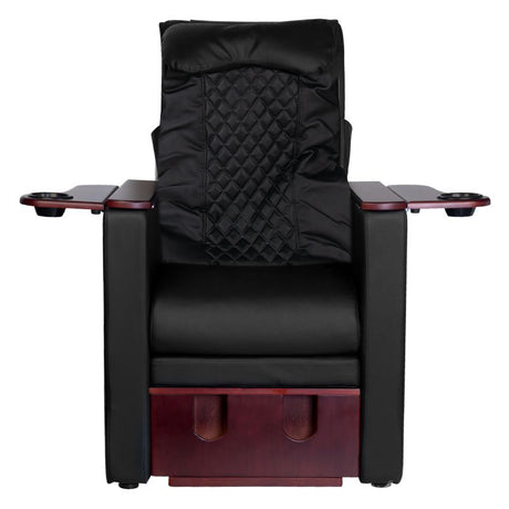 Spa chair for pedicure with back massage azzurro 101 black - BVShop