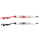 Squidster Mini Sterile Dual Ended Skin Marker Black/Red - BVShop