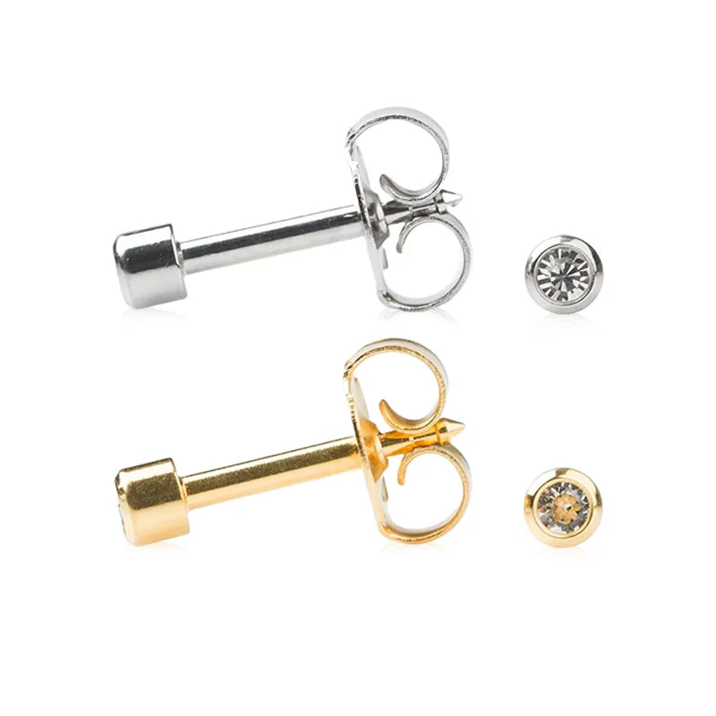 Studex balandžio kristalų apvado auskaras