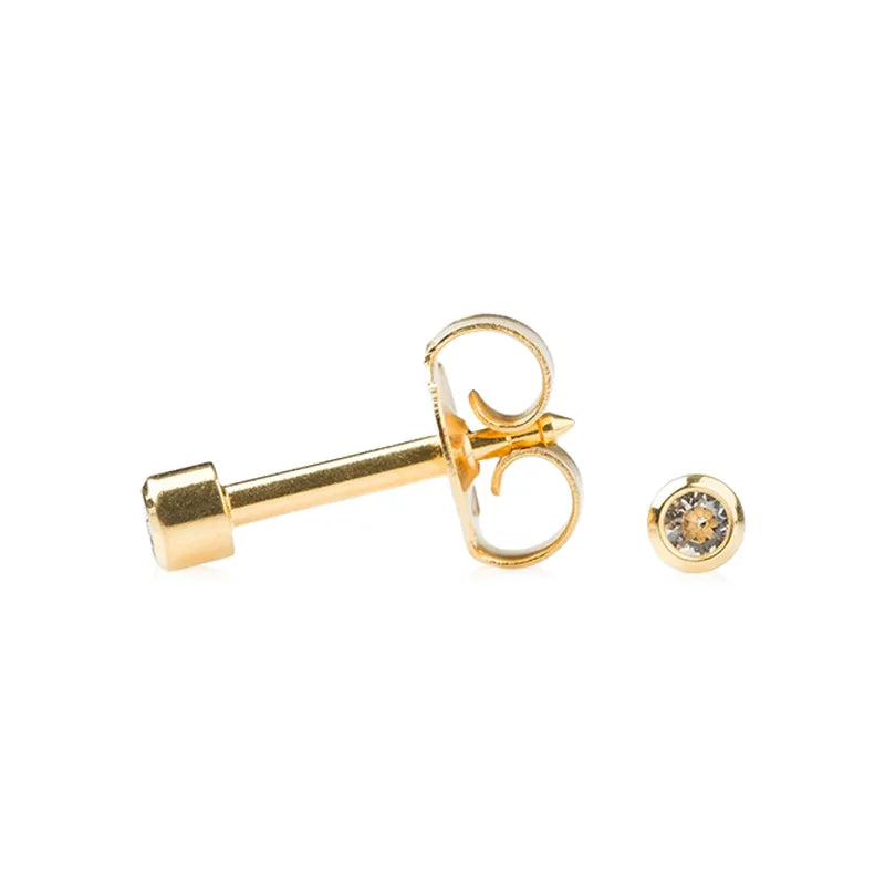 Studex balandžio kristalų apvado auskaras