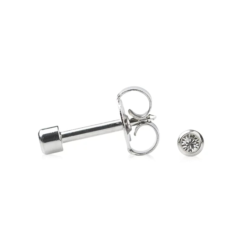 Studex balandžio kristalų apvado auskaras