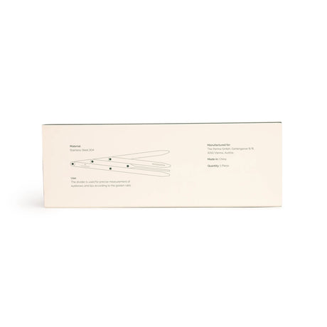 The Perma Golden Ratio Divider Brow Compass for precise eyebrow shaping and symmetry measurement.