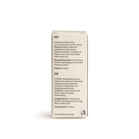 The Perma Mapping String Bottle in black, red, and white with a white cap, designed for outdoor mapping and navigation.