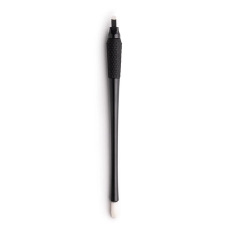 Set of 10 disposable microblading tools U18 0.18mm from The Perma, used for precise eyebrow microblading procedures.