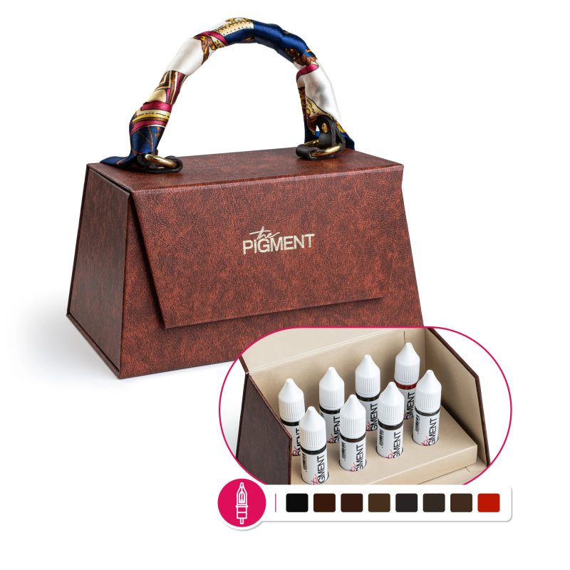 The Pigment PMU Brows Pigmentų Rinkinys (8×15ml)