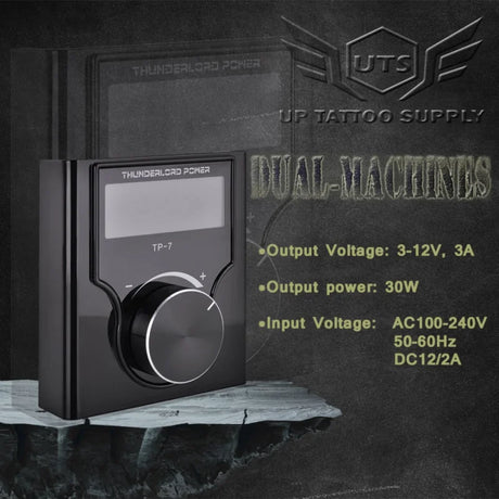 Thunderlord Power TP-7 Tattoo Power Supply - BVShop