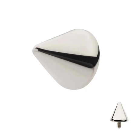 Titano auskaras labretas su smaigaliu