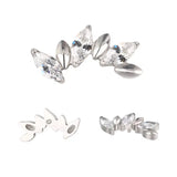 Titano žiedas alternatyvus markizės formos