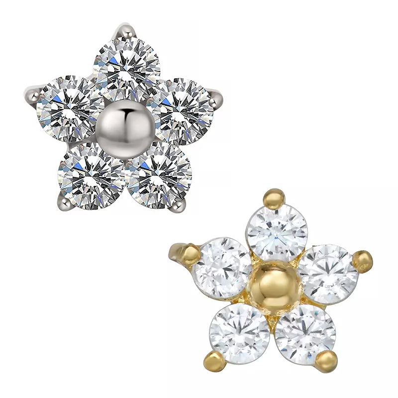 Titano žiedas Gėlė