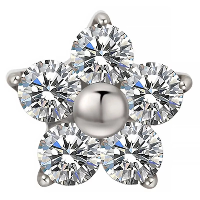 Titano žiedas Gėlė