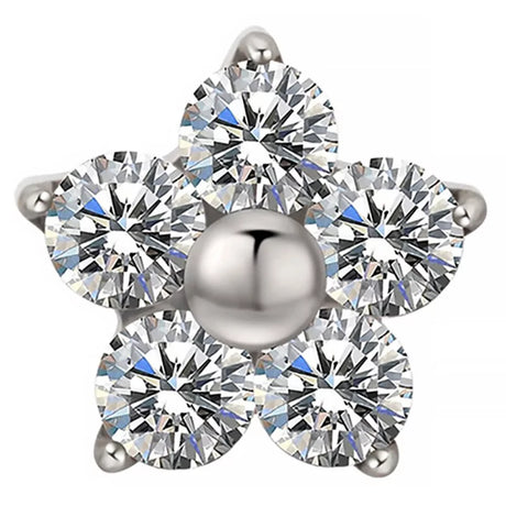 Titano žiedas Gėlė