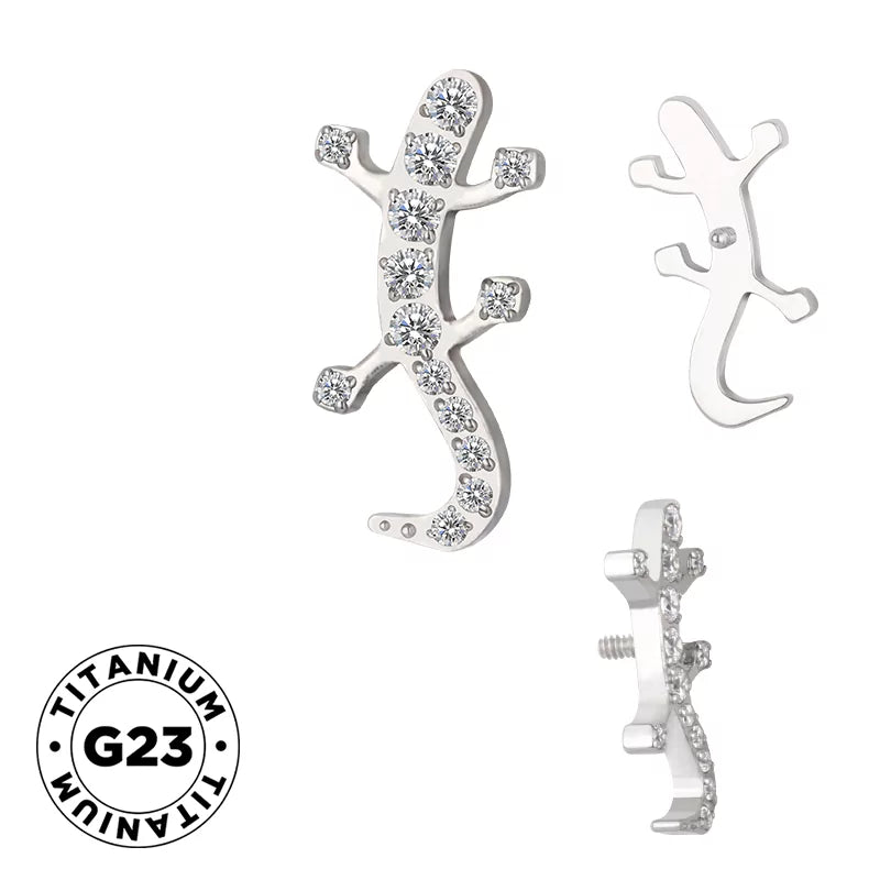 Titano žiedas Gecko