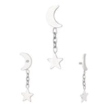 Titano žiedas Moonstar