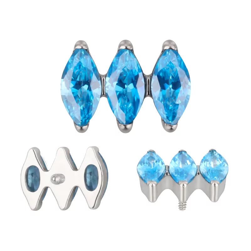 Titano žiedas lygiagretus markizė