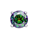 Titano žiedų patarimai su cirkonio apvadu