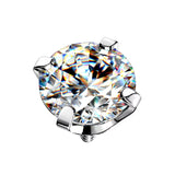 Titano žiedų patarimai su cirkonio apvadu