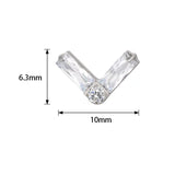 Titano žiedas dvigubo stačiakampio formos