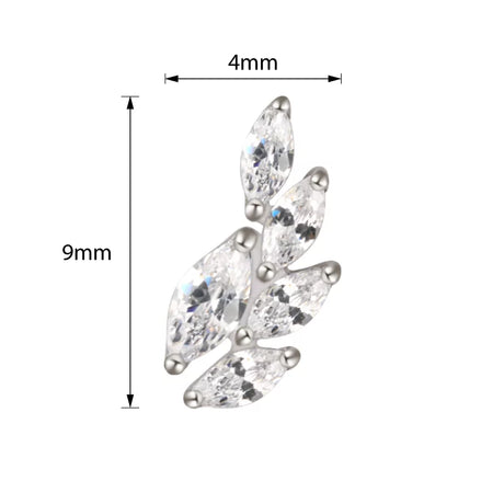 Titano žiedas kviečių varpos formos