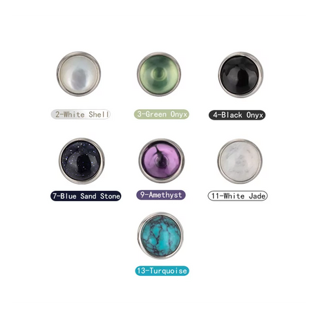 Titanium Tips With Semi Bezel - BVShop